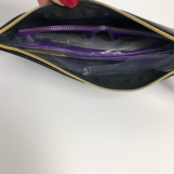 Stella McCartney Purple Oversized Cat Eye Sunglasses